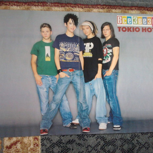 Tokio Hotel & Panic At The Disco poster like new, size 42x28