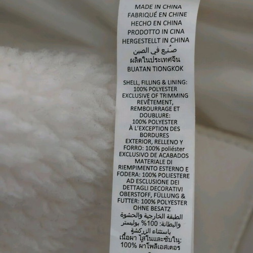 Alo Yoga Sherpa Puffer Jacket new, white, women's L/XL
