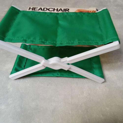 Headchair μαξιλαράκι παραλίας vintage συλλεκτικό, σαν καινούργιο, πράσινο