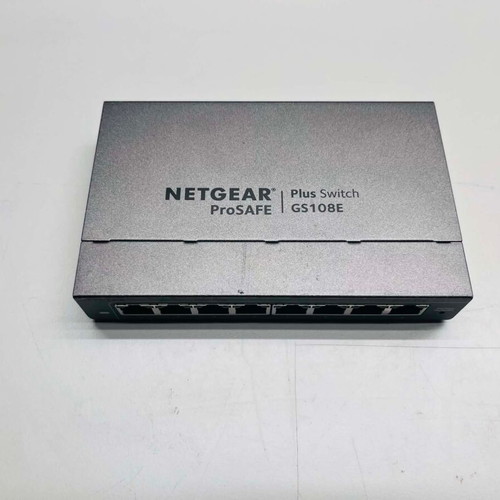 Netgear ProSAFE GS108E Smart Plus Switch 8-Port Gigabit Like New Metal