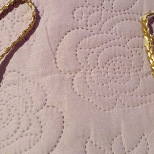 Viscose dress used with gold details, green color