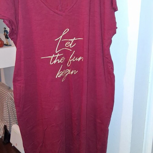 Long dress burgundy plus size like new