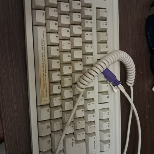 Vintage Packard Bell 5131C PS2 mechanical keyboard