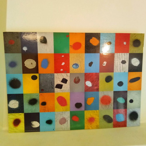 IKEA Solmyra 50x70 posterboard print like new, pop art decoration