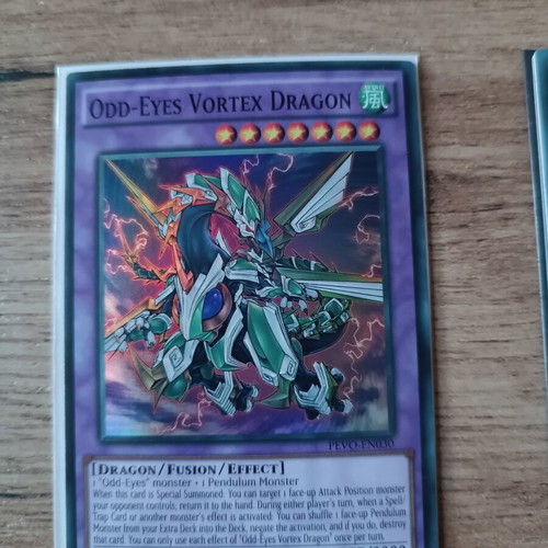 Odd-Eyes Vortex Dragon YuGiOh Card mint, 1st Edition