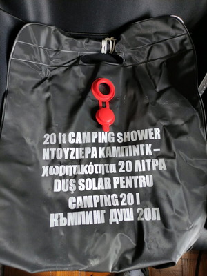 Ηλιακή ντουζιέρα camping 20Lt μεταχειρισμένη