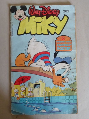 Walt Disney Miky comic No 202 used, June 1984