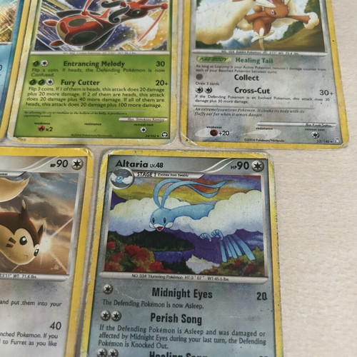 Pokémon collectible cards used