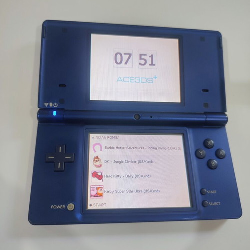 Nintendo DSi handheld console with Pokemon HeartGold game