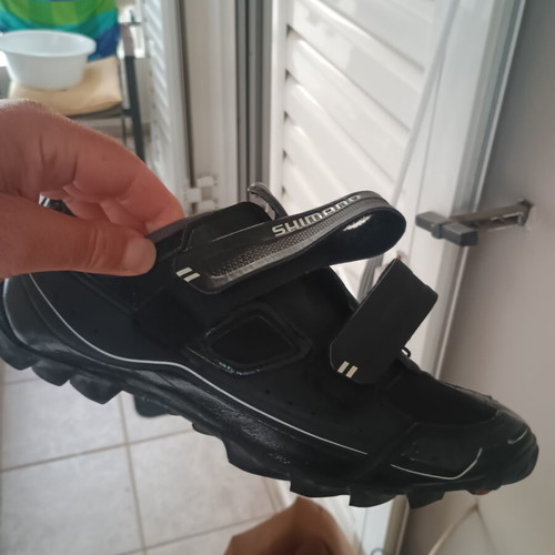 Shimano cycling shoes lightly used, size 46, ideal for mountain bike