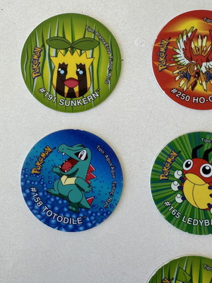 Συλλογή Pokémon Tazos Topps Johto σαν καινούργια, 11 τεμαχίων