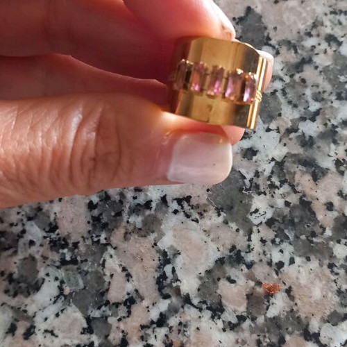Faux adjustable ring like new