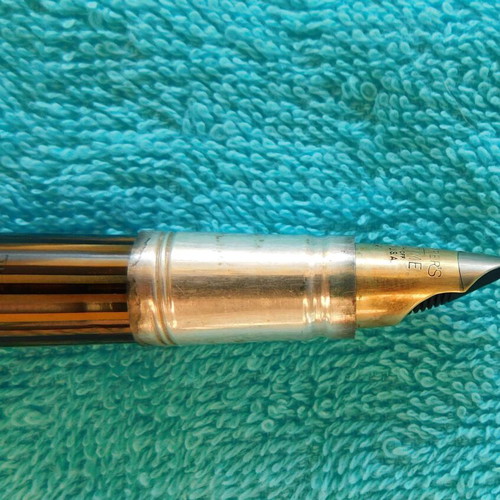 Sheaffer's Lifetime fountain pen used with 14K gold nib and onyx base