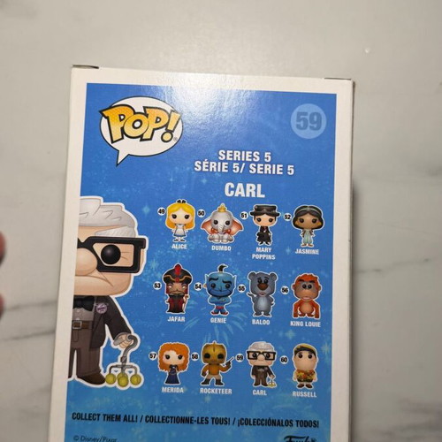 Funko POP Disney Up Carl 59 Pixar new