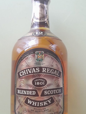 Chivas Regal 12yo Blended Scotch Whisky 760ml σαν καινούργιο, παλιά δεκαετία 60