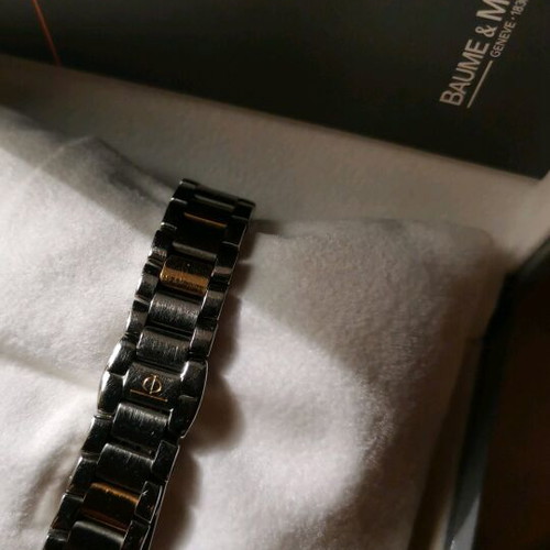 Baume & Mercier women's wristwatch like new, steel and 18k gold
