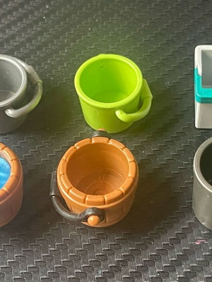 Playmobil various buckets like new