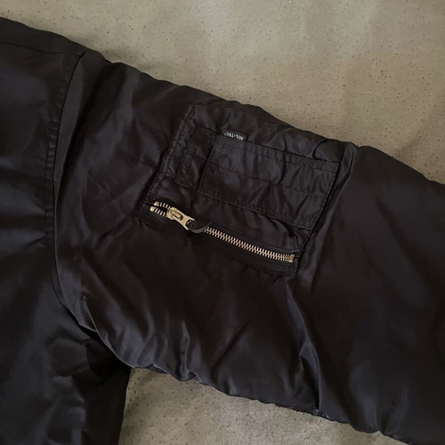 Mil Tec black bomber jacket skinhead punk size S