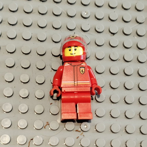 Lego Ferrari driver minifigure like new
