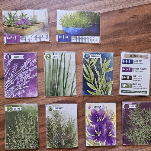 Herbaceous board game like new, strategy in English