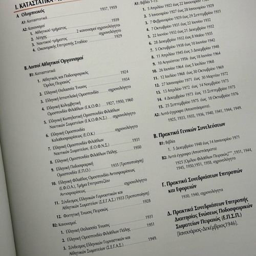 Collectible album Olympiakos: One archive - One history like new