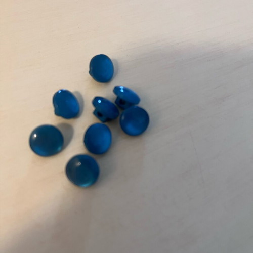 Buttons turquoise color pack of 8 like new