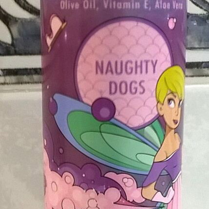 Body Lotion Naughty Dogs 250ml like new with olive oil and vitamin E