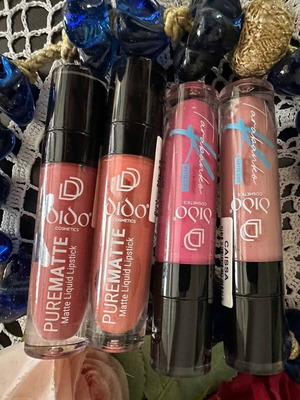 DIDO Pure Matte Liquid Lipstick new, 4 Nude & Pink Shades