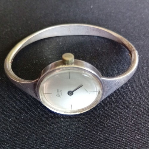 Silver women's quartz watch 925 used