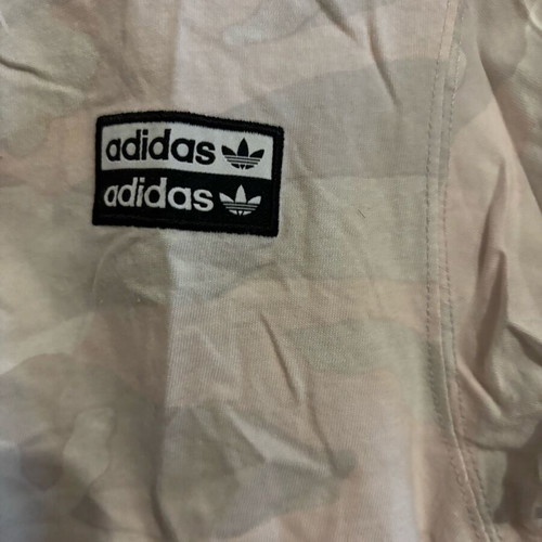 Adidas set leggings and top like new, grey and pink