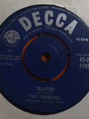 Tornados Telstar / Jungle Fever 7" single used, authentic UK edition
