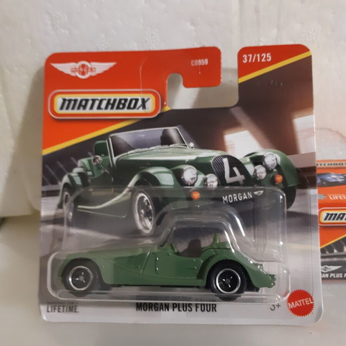 Morgan Plus Four toy cars new, pack of 2, scale 1/43 by Matchbox