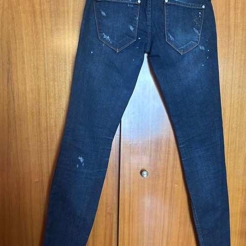 Women’s Y2K slim fit jeans like new, size XS, navy blue-black