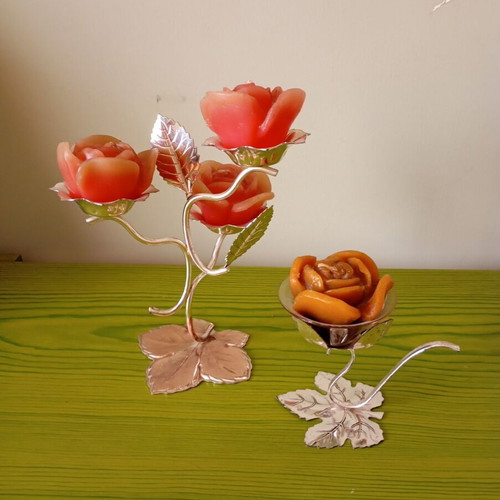 Candle holders 2 pieces vintage...
