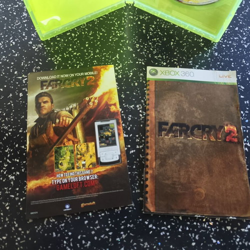 Far Cry 2 Xbox 360 game like new with map