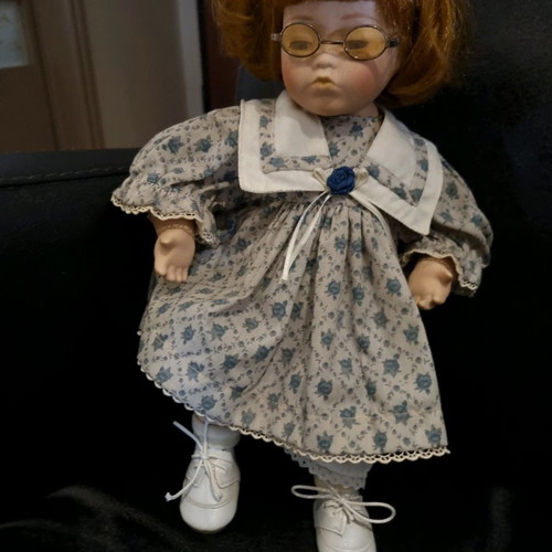 Vintage German doll new, height 35cm