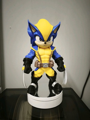 Sonic x Wolverine φιγούρα 3D σαν καινούργιο