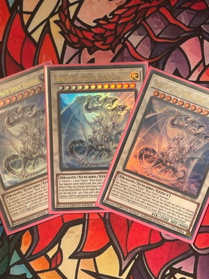 Blue Eyes Ultimate Spirit Dragon UR 3 pieces new