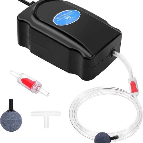 Flintronic Aquarium Aerator 3W Air Pump with Accessories