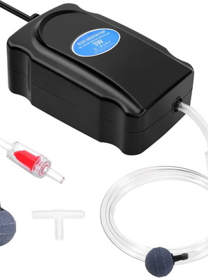 Flintronic Aquarium Aerator 3W Air Pump with Accessories