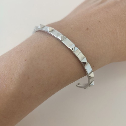 BCBG Max Azria bracelet like new, silver