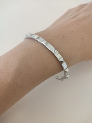 BCBG Max Azria bracelet like new, silver