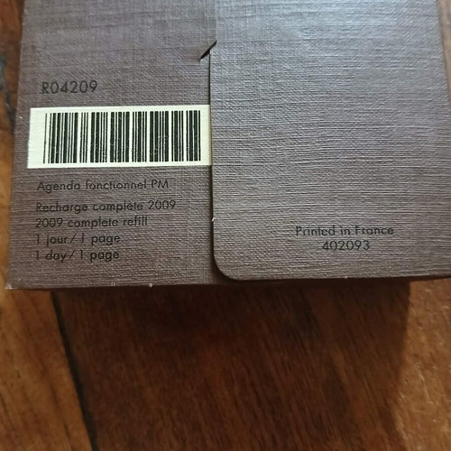 Louis Vuitton 2009 agenda refills new in box