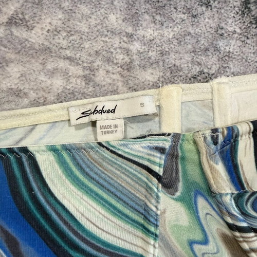 Subdued Marble Print Corset Top size S like new, multicolor