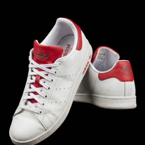 Adidas Stan Smith sneakers white/red size 46 like new