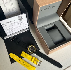 Hamilton Khaki Scuba Auto 40mm ολοκαίνουργιο με έξτρα μαύρο λουράκι