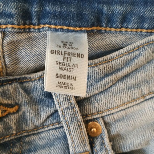 H&M Jeans girlfriend fit, size XL, like new