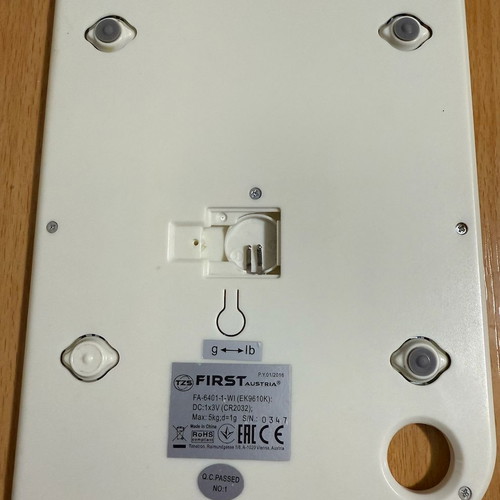 First Austria FA-6401 kitchen scale used, up to 5kg