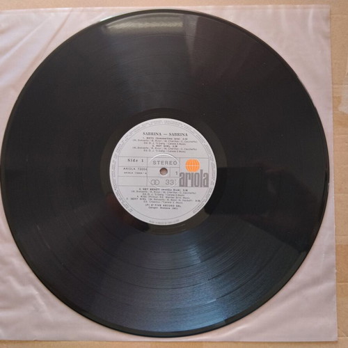 Sabrina LP electronic music, like new