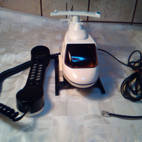 Helicopter Phone used, wired